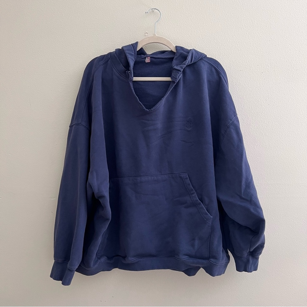 Free people best of hoodie Size Medium In navy Blue